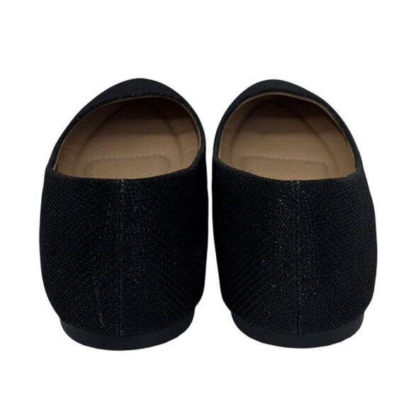 LUCITA / Friendly / Black / Glitter / Slip-On / Ballet / Flats / Pointed Toe - Picture 5 of 9